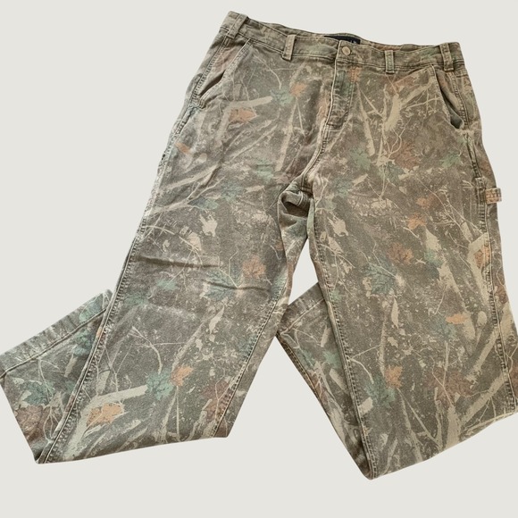 Abercrombie & Fitch Other - Abercrombie & Fitch Loose Camo Camoflauge Pants Mens Size 36x32 Hunting Utility